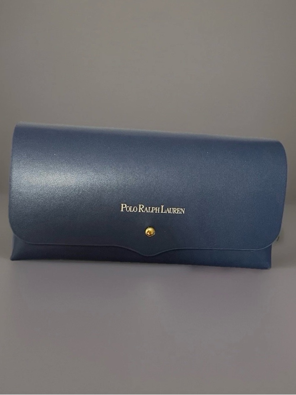Polo Ralph Lauren Navy Eyeglass/Sunglass Case with cloth